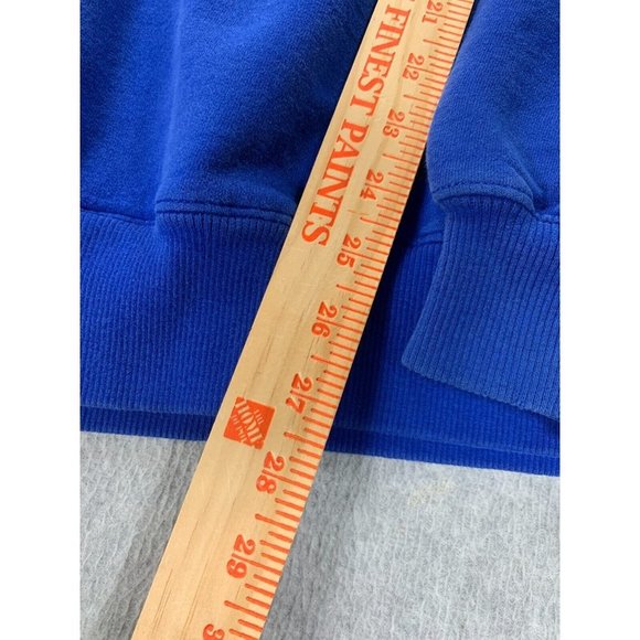 Champion ECO Authentic Cotton Blend Hoodie‎ Sweatshirt (Men's Large) Blue - Picture 6 of 12